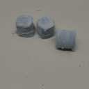 KEOSREE 3 Rolls Dusty Blue Handmade Chiffon Ribbon,1.5" x 21Yd Frayed Fringe Silk Ribbons (3 Rolls *7Yd) for Gifts Wrapping, Wedding Invitations, Bridal Bouquets, Decorations