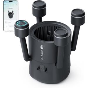 F10 Robotic Surface Skimmer, Pool Cleaner with Powerful Suction, Dual Motor, 5L Filter, Dual Cleaning Modes, Smart App Control, One-Tap Docking, LED, AI Navigation, for Pools up to 538 Sq.Ft. (Black)