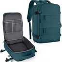 coowoz Travel Backpack For Women Men,Carry On Backpack,Hiking Backpack Waterproof Outdoor Sports Rucksack Casual Daypack Travel Essentials(Peacock Blue) (25L)