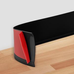 Flexible Baseboard Molding Trim 4" x 15 ft, 20ft 40ft 50ft 60ft 100ft Self-Adhesive Vinyl Wall Base Cove Base, Peel and Stick Rubber Wall Base Molding Trim