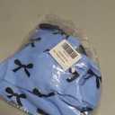 ODASDO Girls Swimsuit One Piece Bathing Suit with Cover Up Skirt for 8-12Y (Blue, S)