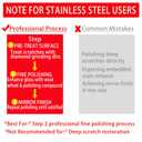 Polishing Wheel DiscWool Felt Flap Discs Buffing Wheel, 4.5 Inch Wool Polishing Wheel for Angle Grinder, Metal, Marble, Stone, Furniture, Car Wax (2Pcs Multi-Layer Wool Flap Disc)