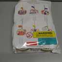 Winlyn 24 Sets Halloween Crafts Fall Pumpkin Crafts DIY Unfinished Paintable Wooden Pumpkin Wind Chimes Ornaments Craft Kits for Kids Classroom Activities Art Project Halloween Decoration Party Favors