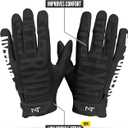 Nxtrnd G1 Pro Men's Football Gloves, Adult Sticky Receiver Gloves (Black, Medium)
