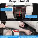 TKYZ Dog Car Barrier,Dog Car Net Barrier with Mesh Organize,Pet Divider Fit Car/SUV/Truck