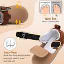 JOINFREE Toddler Shoes Girls Boys Lightweight Dress Shoes Wide Barefoot Flats Fashion School Shoe Kids Fall Walking Sneakers (Apricotbrown)