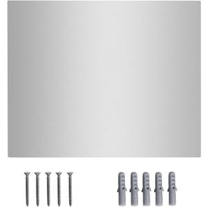 ONEEON Stainless Steel Backsplash ，24 x 30 Inch Range Hood Stove Backsplash Back Stainless Steel Sheet for Kitchen