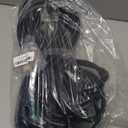 25Ft 12/3 Outdoor Extension Cord with 3-Outlets, Heavy Duty 12 Gauge 3 Prong Extension Cord Waterproof with Lighted end, 15A 12AWG 1875W SJTW, ETL Listed - Great for Garage, Garden and Home, Black