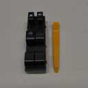 Power Window Switch Fits for Nissan Cube 2009-2014.Front Left Driver Side Control Door vidrios Master Switch Replaces 254011FC0A, 254011FC1A