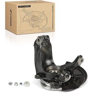 A-Premium Front Right Steering Knuckle & Wheel Bearing Hub Assembly Compatible with Volkswagen Jetta 1999-2005, Golf 2000-2007, Beetle 1999-2010, Beetle Cabrio 2010, Passenger Side, 288 mm Rotor Only