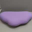 Cloud Contour Memory Foam Pillow Ergonomic Design for Sleeping Comfortably and Reducing Snoring Neck and Cervical Pillow with Cooling Pillowcase Purple
