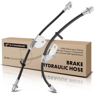 A-Premium Front Driver and Passenger Brake Hydraulic Hose Compatible with Ford Models - For F-150 2010 2011 - Replace# AL3Z2078G(Pack of 2)