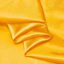 NSGZ Yellow Satin Fabric by The Yard, 2 Yards 60" Wide Silky Fabric, Solid Satin Cloth Fabric for Bridal, Wedding, Dress, Crafting, Decoration