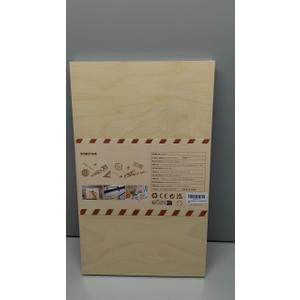 Rowood  Birch Plywood 1/8,12x20x1/8inch,3mm Thick Unfinished Wood for Laser Cutting and Engraving,DIY Ornaments,Wood Burning,Models Drawing