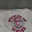 Funny Santa Claus Vintage Nothing For You Whore Family Xmas T-Shirt Small