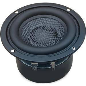 Waterproof 3inch Glass Fiber Cone Woofers Subwoofer HiFi Speakers, Low Frequency Powerful Bass, 4Ohm 25W
