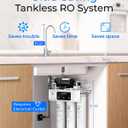 Waterdrop T3-C Reverse Osmosis Water Filter, NSF/ANSI 372 Certified, 8-Stage Under Sink RO Water Filter, 450 GPD Tankless Water Filtration System, 2:1 Pure to Drain, BPA Free, Plug-in Required