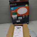 HALO HLB 12 Inch LED Recessed Light, Thin Canless w/Selectable Lumens and Color Temperatures, 0-10V Dimming, 120-277V Input - HLB12LS9FSE010MWR