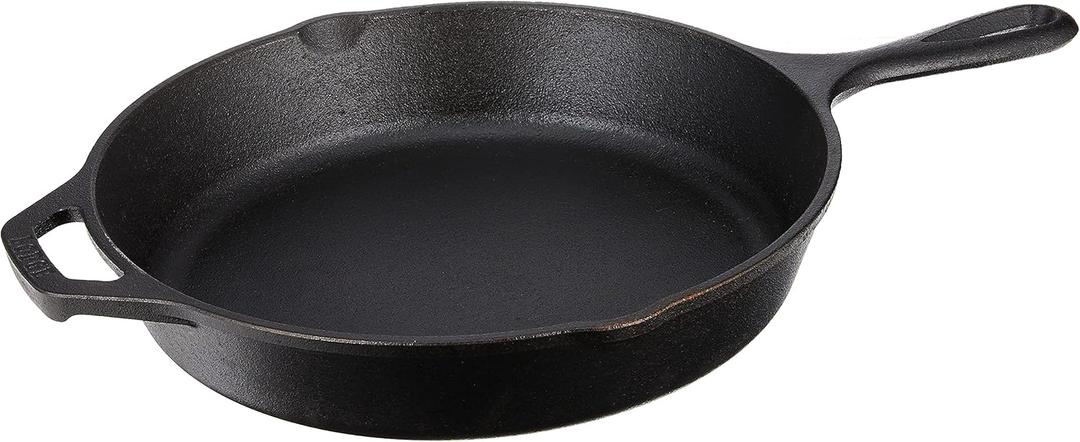 Lodge 8 Inch Pre-Seasoned Cast Iron Stamped Skillet - Signature Teardrop Handle - Use in the Oven, on the Stove, on the Grill, or Over a Campfire - Deer (10.25 inch)