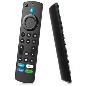 Replacement Voice Remote Control Compatible with All Fire Smart TV Stick(Lite, 2nd gen, 3rd gen, 4K Max), Cube, Pioneer, Hisense, for Insignia Smart TV Stick with Voice Controller