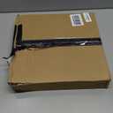 Diflart Peel and Stick Mirror Backsplash Tile, Gold, 11.8 x 11.8 Inch, Beveled Mirror Strip Tile for Kitchen Bathroom Bar Accent Wall, Pack of 5 Sheets