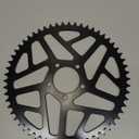 JFG RACING Sur Ron 58T Sprocket,Sur Rear Sprocket 58 Tooth Aluminum Alloy For Surron Light Bee S/X Segway X160/X260 Electric Dirt Bike Black