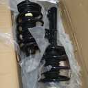 Front Struts Shocks w/Coil Spring & Sway Bar Links for 1996-2007 Ford Taurus / 1996-2005 Mercury Sable, Absorber Assembly Replace 171615 K8734 K8735 (4pc) 1997 1998 1999 2000 2001 2002 2003 2004 2006