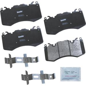 Bendix Priority1 CFM1426 Semi-Metallic Front Brake Pads for Land Rover Defender 90 2021, Defender 110 2021, Discovery 2021, Range Rover 2014-2010, Range Rover 2021-2016, Range Rover Sport 2022-2010