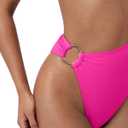 SUUKSESS Women Sexy One Piece Tummy Control Swimsuit Cutout Backless Bathing Suit (Pink, M)