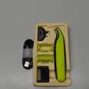 Philips Norelco for Face + Body, Electric Beard Trimmer, Shaver and Groomer, 5in1 Adjustable Comb, 1x Body Kit, Model QP2834/70, Black/Lime Green