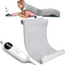 Large Heating Pad 20"x 40" Electric Heating Pad, Fast Body Heating Pad, 10 Heat Settings Washable Soft Heat Pad, Dry & Moist Heat for Shoulders, Neck,Abdomen, Back,Limbs (HP40-D)