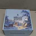 Winter Candle Set, Candles for Home Scented, 4 Pack Soy Candles for Holiday, Valentine's Day Gifts for Women Men, Winter Scents of Gingerbread Cookies/Apple & Cinnamon/Coffee Latte/Pine & Cedarwood