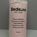 Bedsure GentleSoft Fleece Blankets Queen Size Pink - Bed Blanket Soft Lightweight Plush Fuzzy Cozy Luxury Microfiber 90x90 inches