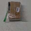 4Pcs 1.5 Inch Heavy Duty Caster Wheels Swivel Casters with Brake and M8 Threaded Stem, Loading 50kg/110lbs Black Rubber