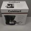 Cuisinart 5-Cup Coffee Maker with Stainless Steel Carafe, Coffee Machine with Removable Water Reservoir, Charcoal Water Filter, 30-Minute Keep Warm, and Brew Pause, DCC-5570NAS, Stainless Steel