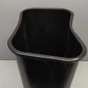 Rubbermaid Commercial Wastebasket Trash Container, 41QT/10.25 GAL, Plastic, Black, Stackable Trash Can for Bedroom/Bathroom/Office, Fits Under Desk/Sink/Cabinet