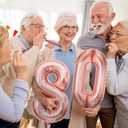 9th Birthday Decorations for Girls, Including 9th Tiara and Sash, Happy Birthday Banner, Cake Toppers, Number Candles and Balloons Set, Rose Gold