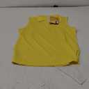 MathCat Women's Sleeveless Golf Shirts UPF 50+ Quickly Dry Tennis Polo Lightweight Sports Athletic Tank Tops (Medium, Yellow)