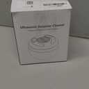 Dental Ultrasonic Retainer Cleaner Machine - 45kHz Dental Cleaning Pod with 4 Modes, Digital Timer & 200ML Capacity for Denture, Mouth Guard, Aligner, Night Guard, Braces, Toothbrush Head & Jewelry (Black)