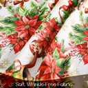 Romanstile Christmas Tablecloth Rectangle, Winter Christmas Red Flower Table Cloth, Washable Farmhouse Vintage Table Cover for Holiday Dinner Party, 60 x 84 Inch