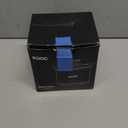 KOOC Small Slow Cooker, 0.65 Quart, Free Liners Included, Upgraded Ceramic Pot, Nutrient Loss Reduction, Sauces, Stews & Dips, Stainless Steel, Black, Round