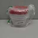Rubbermaid 7 cups Food Storage Container 3 Pack Clear