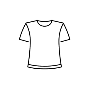 T-shirt, Size 3XL, Black 