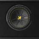 KICKER 50TCWC104 CompC 10" Subwoofer in Thin Profile Enclosure 4-Ohm