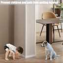 Clear Self-Adhesive Wall Corner Guards Walls Edge Protector & Corner Protectors for Wall, Furniture Corner, Door Easy to Install for Baby (10, 1in x 39.5in)