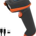 Tera 1D 2D QR Barcode Scanner Wireless and Wired with Battery Level Indicator Digital Printed Bar Code Reader Cordless Handheld Barcode Scanner Compact Plug and Play Model D5100