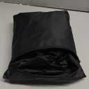 Outdoor Square Table Cover Waterproof UV-Resistant for 28 x 28 Inch Patio Tables - Heavy Duty Weatherproof Table Top Protector with Elastic Hem (Black)