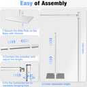 Pipe and Drape Backdrop Stand 10FT x 10FT, Adjustable Backdrop Stand Heavy Duty, Background Stand, Backdrop Stand for Parties, Photography, Wedding, Birthday Decoration, 10x10ft