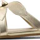 Flat Sandals for Women Pearl Slides Flower Flip Flops Round Toe Comfortable Beach Dressy Shoes
