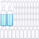 Eccliy 100 Pcs 3.4oz Small Travel Bottles Plastic Empty Squeeze Bottle Clear Refillable Shampoo Container with 5 Funnel for Liquids Cream Cosmetic Toiletries